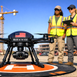 Two women piloting a US-made drone