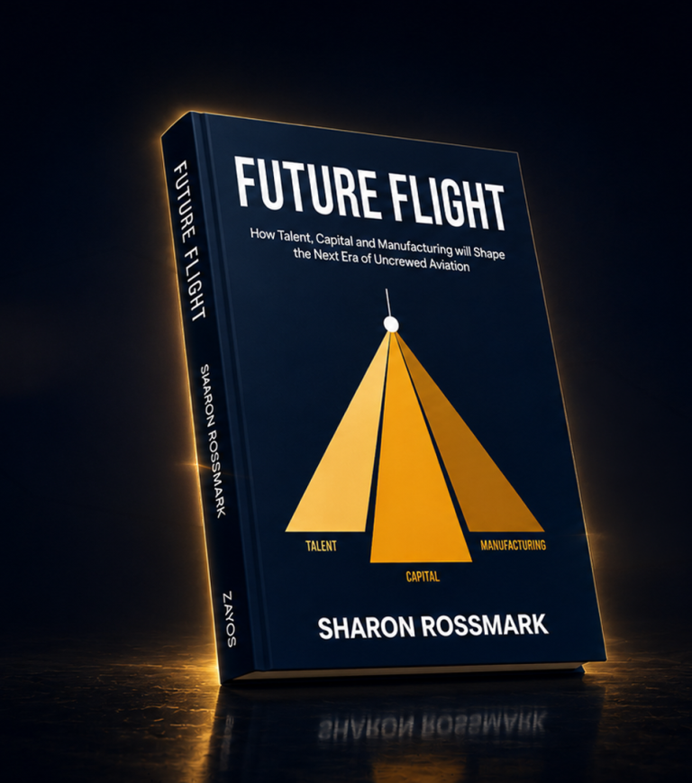 Cover image of the Future of Flight book by Sharon Rossmark