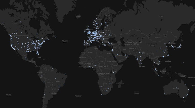 A world map from ASTRA Intelligence